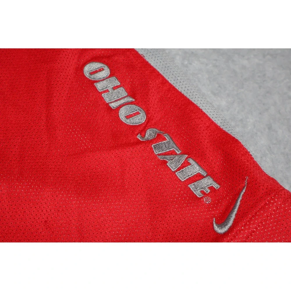 Nike Ohio State Buckeyes Basketball Lined Shorts Men Small Red Dri-Fit Mesh **